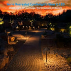 LEONLITE 4-Pack 5CCT LED Low Voltage Landscape Path Lights, 12-24V AC/DC - Image 4