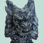 Relaxdays Gargoyle Gothic Figurine, H x W x D: 42 x 28 x 28 cm, Polyresin, UV-Resistant, Weatherproof Garden Decoration, Grey - Image 6
