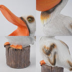 Elenon 14 Inch High Pelican Garden Statue Outdoor Decor - Image 7