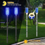 Macarrie 4 Pcs Driveway Marker Lights,37" Driveway Reflectors, Blue - Image 4
