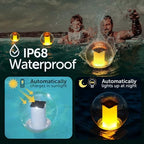VISOFO Solar Floating Pool Lights for Swimming Pool, Flame Led Lamp, 1 pcs - Image 2