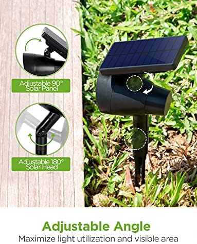 InnoGear Solar Lights Outdoor Waterproof Spot Light for Garden Yard, 4 Pack - Image 7