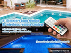 Submersible LED Lights with Remote, 4 Pack 13 LED Pool Lights with Magnets and Suction Cups, for Pond, Party, Wedding, Vase Base, Lighting Battery Operated - Image 5
