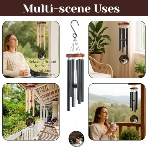 Personalized Drum Set Memorial Wind Chime, Custom Name & Year - Image 6