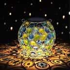 2 Pack Crystal Mosaic Solar Hanging Lantern Outdoor Garden Light Waterproof by Uspring--Sweetlifefromhere