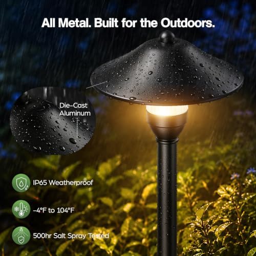 HIBOITEC 3W Low Voltage Path Light 4P 2700K with G4 Bulb Replaceable - Image 5