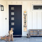 Spring Porch Sign Love Grows Here Sign for Front Door 8"x63" Spring Door Decor Vertical Wood Porch Sign Wooden Tall Welcome Sign Farmhouse Standing Wooden Hanging Sign for Home Indoor Outdoor - Image 5