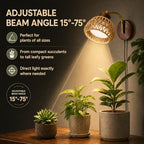 Hanging Grow Light for Indoor Plants, 18W Full Spectrum Wall Grow Light - Image 2