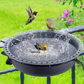 Saillong Bird Baths for Outdoors, Bird Bath Bowl Water Feeder Outdoor for Hummingbirds for Garden Yard Patio Lawn, Ideal for Attracting Birds(Deck Mounted Style) by Saillong