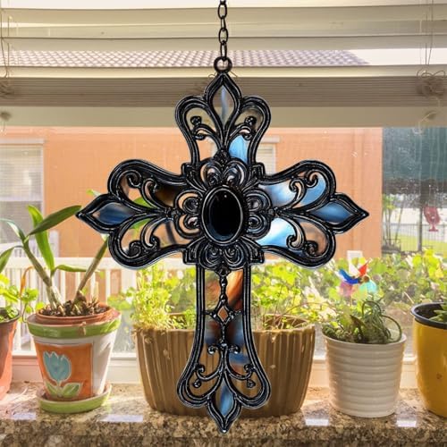 Gothic Cross Acrylic Suncatcher - Image 4