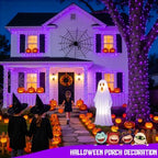 JMEXSUSS 2 Pack Solar Halloween Lights, Total 151FT 400 LED, Purple - Image 3
