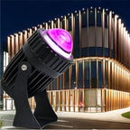 Outdoor LED Beam Spotlight - 10W Long Range Narrow Wall Lamp, IP65 Waterproof Adjustable Projection Light, for Bridge Billboard Exterior Building Lighting,Red 10W(12V) - Image 7