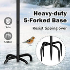 100W Heated Bird Bath for Outdoors, Heated Birdbath Water Heater, Grey - Image 5