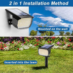 WENATY Solar Spot Lights Outdoor Waterproof Spotlights 12 Pack Warm White - Image 5