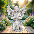 Praying Angel Garden Statue – Outdoor Kneeling Angel Figurine for Yard, Patio, Memorial Decor, Resin Sculpture, Housewarming Ornament Present by Unknown