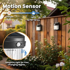 PEVOROS Solar Fence Lights Outdoor Waterproof, Fence Deck Lights 8 Pack - Image 4