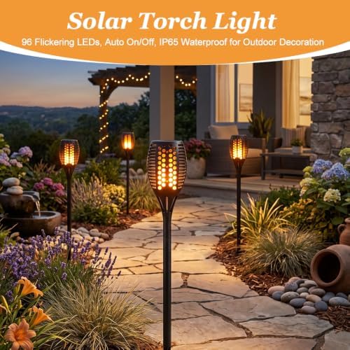 Greensen Waterproof Solar Torch Light, Auto On and Off - Image 2