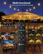 Brightown 76FT Solar String Lights Outdoor, 23+1 Shatterproof LED Lights - Image 5