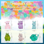 300PCS Mystery Mini Resin Animal Blind Bags, Glow in The Dark Tiny Animal Figures, 50+ Animal Combination Sets for Classroom Prizes, Party Favors, Fairy Garden & DIY Decor - Image 5