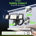 ALUSSO Motion Sensor Outdoor Lights with Remote 40W 4000LM Flood Light 120V - Image 7