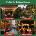 Outdoor String Lights with Remote 75FT Waterproof Outside Lighting for Yard - Image 5