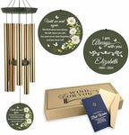 ASTARIN 36" Memorial Wind Chimes for Loss of Loved One, Personalized Wooden Wind Chime Bereavement Gifts for Loss of Child Mother Father, Custom Windchime in Memory of Loss(Produced in Texas) by Astarin