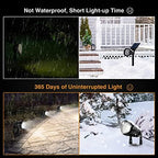 Landscape Lights - 5W 110V Outdoor Spotlight - Waterproof IP65-3000K Cool White LED Landscape Lights - 5ft Cable for Yard Garden Patio Driveway House (Include Spike) (4 Pack) - Image 6