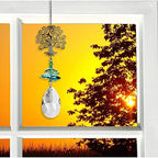 Woodstock Chimes Woodstock Rainbow Makers Collection, Crystal Fantasy, Large (6.5'') Tree of Life, Crystal Fantasies Crystal Suncatchers for Outdoor, Patio, Home or Garden Décor (CFZTL) - Image 2