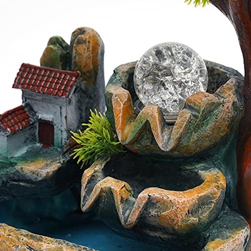 Mini Rockery Fountain Waterfall Water Sound Indoor Desktop Ornament - Image 6