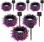 SyouHome Solar String Lights Outdoor, 6 Pack 600 LED Solar Halloween Lights by SyouHome