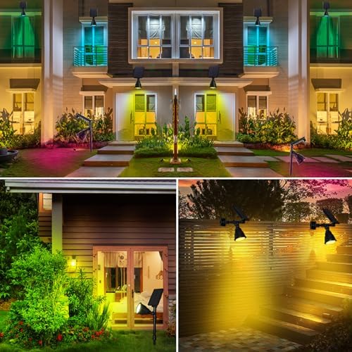 Solar Outdoor Spotlights, 1 Pack - Image 4