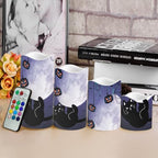 Black Cat Electric Flameless Candles with Remote Control - Image 4