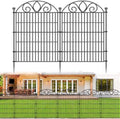No Dig Garden Fence Outdoor for Yard, 10 Panels by FencePost