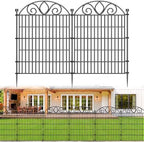 No Dig Garden Fence Outdoor for Yard, 10 Panels by FencePost