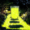 2026 Colorful Glow-in-the-Dark Garden Stones, Luminous Pebbles for Walkways & Aquariums, Rainbow Glow Rocks Outdoor Decor, Nighttime Stepping Stone Fillers, Patio Landscape Lighting (B,600) by Unknown