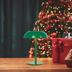 Cordless LED Mushroom Table Lamp, 5200mAh Battery, Dimmable 3 Color, Green - Image 6
