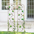 2 Pack Metal Garden Trellis for Climbing Plants - Image 6