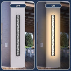 Outdoor Wall Light 11.8inch Modern Outdoor Wall Sconce LED Long Wall Sconce Black Front Porch Light IP67 Waterproof 3000K Exterior Lighting Fixtures - Image 5