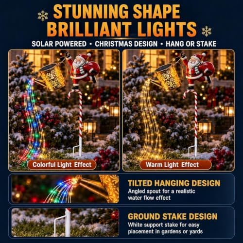 Christmas Solar Kettle Lights Garden Lawn Decorative Lights - Image 3