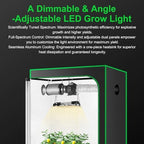 100W LED Plant Grow Light Meets Plant Growth Requirements Multi-Angle Adjustable, Hanging Design Suitable for Various Growing scenarios - Image 7