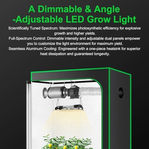100W LED Plant Grow Light Meets Plant Growth Requirements Multi-Angle Adjustable, Hanging Design Suitable for Various Growing scenarios - Image 7