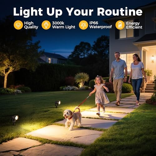 L LOHAS LED 5W Low Voltage Landscape Lighting Outdoor Spot Lights 8 Pack - Image 6