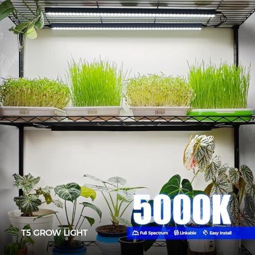 Barrina T5 Grow Lights, 2FT 20W (2 X 10W), 5000K Full Spectrum, 2 Packs - Image 3