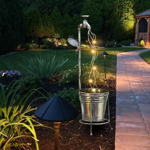 Solar Light Watering Can Small Waterproof Decorative LED Lanterns - Image 2