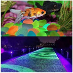 Glowing Stone Colored Luminous, Pebbles Sent in The Dark, Solar Stones Used for Indoor and Outdoor Decoration of Garden Aquarium Fish Tank Sidewalks (Size : 500PCS) - Image 4