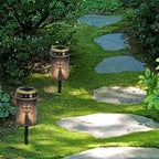Poceacles 2 Pack Cross Solar Lights Outdoor for Cemetery Grave Solar Lights Outdoor Waterproof Decorative Flameless Candle for Cemetery Garden Backyard Outdoor Decor, Deer Cross Dove of Peace - Image 4