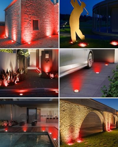 btfarm 16 Pack Solar Lights Outdoor Waterproof, 8 LED Solar Ground Lights - Image 7