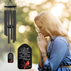 Personalized Wind Chime Sympathy Gifts, Wind Chimes for the Loss of A Loved One, Commemorating a Deceased Friend, Memorial Gifts expressing Sympathy and Condolences - Image 4