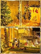 2 Pack Extendable Christmas String Lights Indoor Outdoor 400 LED Warm White - Image 6