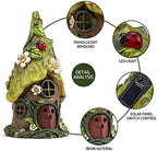 AIINY Garden Decor Outdoor Solar Statues, 9.4Inch Resin Fairy Garden Solar Lights Birthday Gifts for Women Yard Decorations, Gardening Gifts for Patio, Balcony, Porch Decor - Image 5